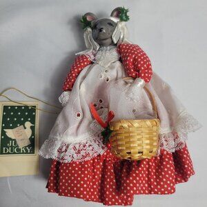 1983 Just Ducky "Anise of Spice Mice" by Carol Porcelain Mouse Doll NEW